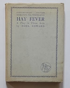 Bild des Verkufers fr Hay Fever; a light comedy in three acts zum Verkauf von Bertram Rota Ltd