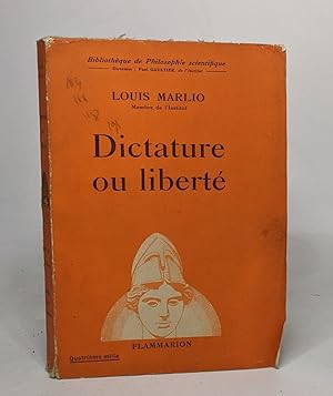 Seller image for Dictature ou libert for sale by crealivres