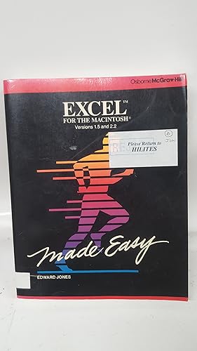 Seller image for EXCEL for the Macintosh Made Easy for sale by Cambridge Rare Books