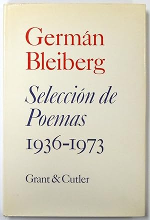 SELECCION De Poems: 1936-1973