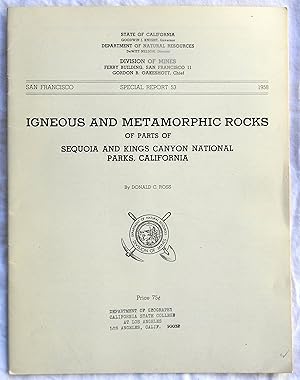 Immagine del venditore per Igneous and Metamorphic Rocks Sequoia and Kings Canyon National Parks California Special Report 53 venduto da Argyl Houser, Bookseller