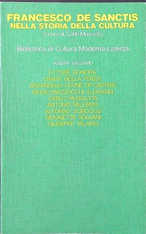 Bild des Verkufers fr Francesco De Sanctis nella storia della cultura vol. 2 zum Verkauf von Librodifaccia