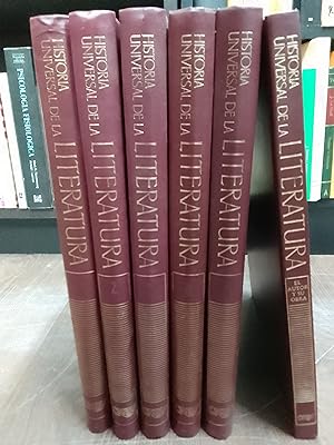 Historia Universal de la Literatura (6 tomos. Completa)