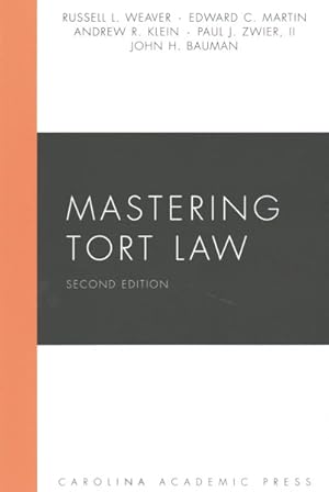 Immagine del venditore per Mastering Tort Law venduto da GreatBookPricesUK