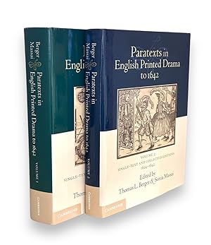 Bild des Verkufers fr Paratexts in English Printed Drama to 1642 [Complete Two Volume Set] zum Verkauf von Prior Books Ltd