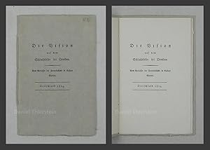 Bild des Verkufers fr Die Vision auf dem Schlachtfelde bei Dresden. Vom Verfasser der Fantasiestcke in Callots Manier. Deutschland 1814 Faksimiledruck. zum Verkauf von Daniel Thierstein