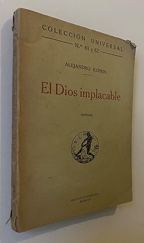 Seller image for El Dios implacable for sale by Nk Libros