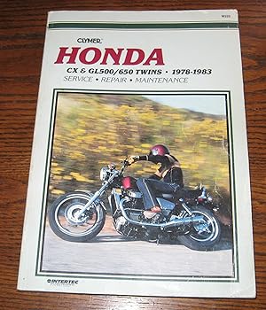 Honda CX and GL500/650 Motorcycle (1978-1983) Service Repair Manual