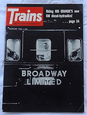 Image du vendeur pour Trains The Magazine of Railroading February 1962 Volume 22 Number 4 mis en vente par Argyl Houser, Bookseller