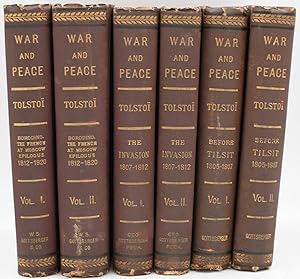 Image du vendeur pour [LITERATURE] WAR AND PEACE. A HISTORICAL NOVEL. [6 VOLUMES] mis en vente par BLACK SWAN BOOKS, INC., ABAA, ILAB