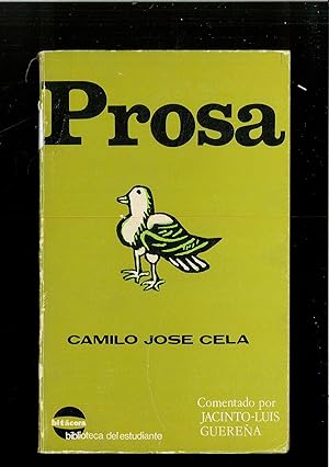 Imagen del vendedor de Prosa (Bita?cora) (Spanish Edition) a la venta por Papel y Letras