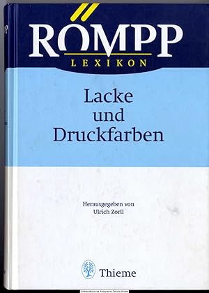 Bild des Verkufers fr Rmpp-Lexikon Lacke und Druckfarben zum Verkauf von Dennis Wolter