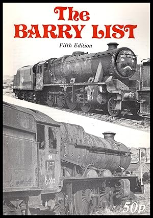 Seller image for The Barry List Fifth Edition by Roger Hardingham 1980 for sale by Artifacts eBookstore