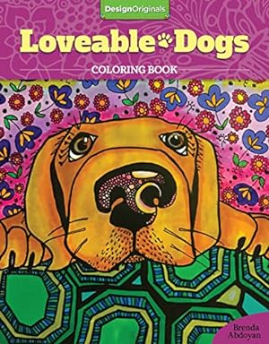 Bild des Verkufers fr Lovable Dogs Coloring Book (Design Originals) 32 Cute Pups from Great Danes and Pit Bulls to Scottish Terriers and Chihuahuas, with Inspiring Quotes and Finished Examples on Thick, Perforated Paper zum Verkauf von ZBK Books