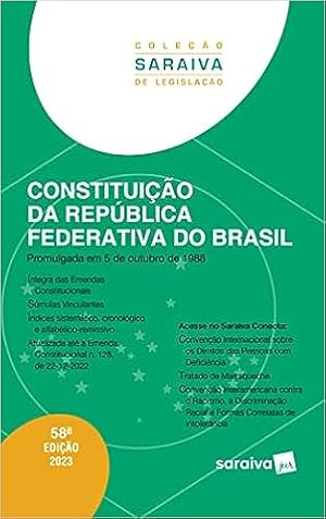 Seller image for Constituição da República Federativa do Brasil - 58ª edição 2023 for sale by Livro Brasileiro