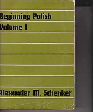 Image du vendeur pour Beginning Polish Vol 1 mis en vente par Robinson Street Books, IOBA