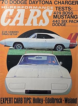 Hi-Performance Cars Magazine, Vol. 12, No. 9, September, 1969