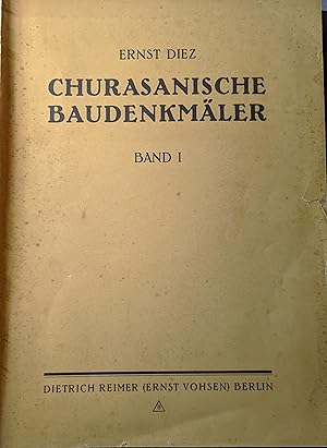 Seller image for Churasanische Baudenkmler 1.Band Mit Einem Beitrage Von Max Van Berchem for sale by CRIVELLI-BOOKS