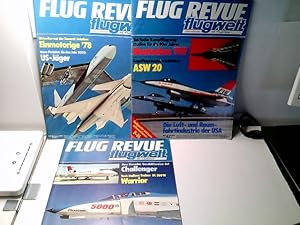 Konvolut: 3 Zeitschriften Flug Revue - flugwelt international.