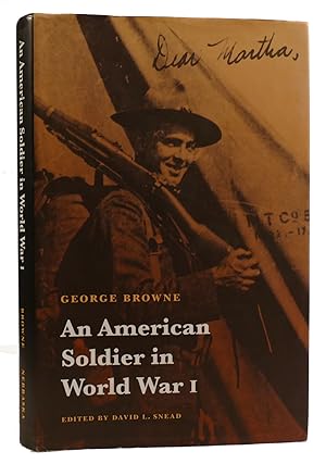 Seller image for AN AMERICAN SOLDIER IN WORLD WAR I. for sale by Rare Book Cellar