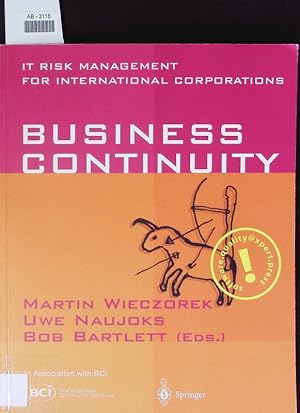 Immagine del venditore per Business Continuity. IT Risk Management for International Corporations. venduto da Antiquariat Bookfarm