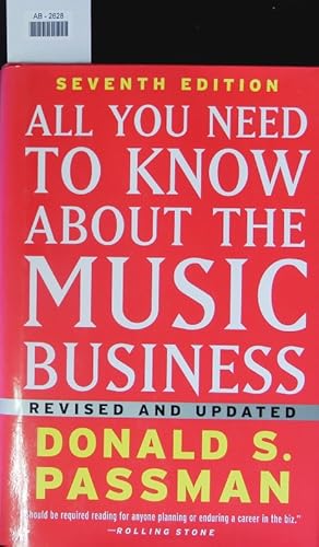 Imagen del vendedor de All you need to know about the music business. a la venta por Antiquariat Bookfarm