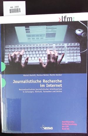 Bild des Verkufers fr Journalistische Recherche im Internet. zum Verkauf von Antiquariat Bookfarm