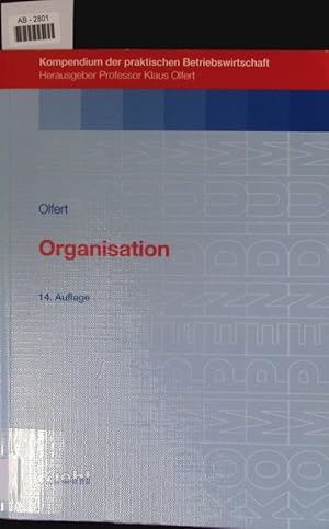 Bild des Verkufers fr Organisation. zum Verkauf von Antiquariat Bookfarm