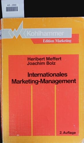 Bild des Verkufers fr Internationales Marketing-Management. zum Verkauf von Antiquariat Bookfarm