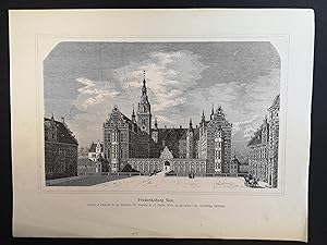 Seller image for Xylographie von 1895. Frederiksborg Slot. for sale by ANTIQUARIAT Franke BRUDDENBOOKS