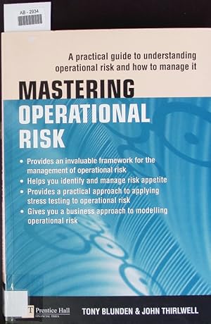 Image du vendeur pour Mastering operational risk. mis en vente par Antiquariat Bookfarm