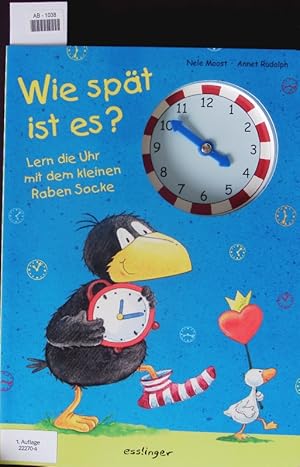 Bild des Verkufers fr Wie spt ist es? Lern die Uhr mit dem kleinen Raben Socke. zum Verkauf von Antiquariat Bookfarm