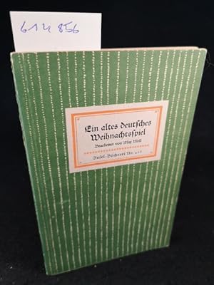 Bild des Verkufers fr Ein altes deutsches Weihnachtsspiel. Insel-Bcherei Nr. 418. 14. 18. Tausend zum Verkauf von ANTIQUARIAT Franke BRUDDENBOOKS