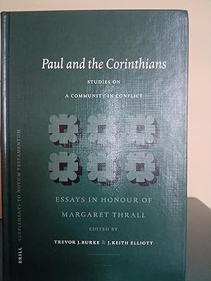 Immagine del venditore per Paul and the Corinthians: Studies on a Community in Conflict, Essays in Honour of Margaret Thrall venduto da Library of Religious Thought