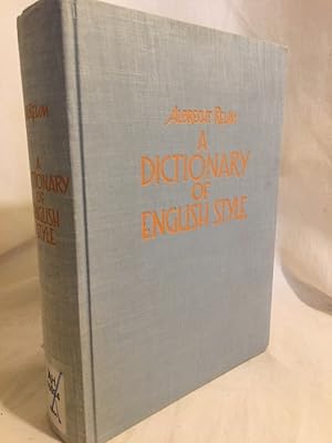 Seller image for A Dictionary of English Style. for sale by Versandantiquariat Waffel-Schrder