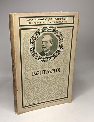 Seller image for mile Boutroux / Les grands philosophes for sale by crealivres