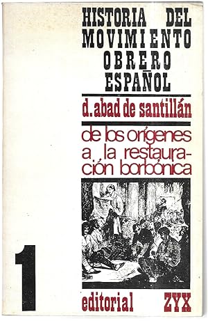 Seller image for Historia del movimiento obrero espaol, 1 for sale by FERDYDURKE LIBROS