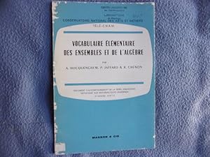 Vocabulaire élémentaire des ensembles et de l'algèbre