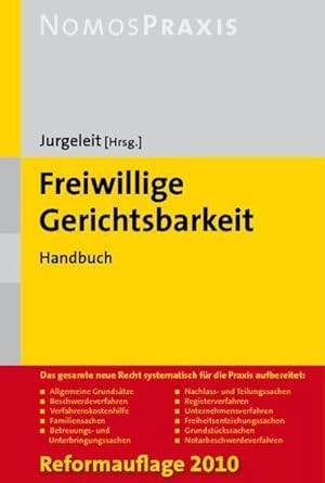 Immagine del venditore per Freiwillige Gerichtsbarkeit : Handbuch venduto da AHA-BUCH GmbH