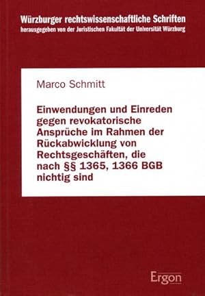 Seller image for Einwendungen und Einreden gegen revokatorische Ansprche im Rahmen der Rckabwicklung von Rechtsgeschften, die nach  1365, 1366 BGB nichtig sind for sale by BuchWeltWeit Ludwig Meier e.K.