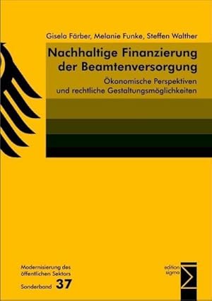 Imagen del vendedor de Nachhaltige Finanzierung der Beamtenversorgung a la venta por BuchWeltWeit Ludwig Meier e.K.