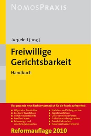 Immagine del venditore per Freiwillige Gerichtsbarkeit venduto da BuchWeltWeit Ludwig Meier e.K.