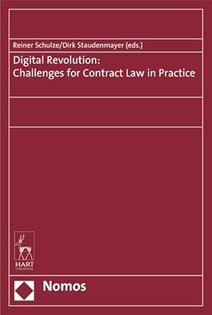 Image du vendeur pour Digital Revolution: Challenges for Contract Law in Practice mis en vente par BuchWeltWeit Ludwig Meier e.K.