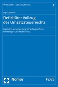 Seller image for Defizitaerer Vollzug des Umsatzsteuerrechts for sale by moluna