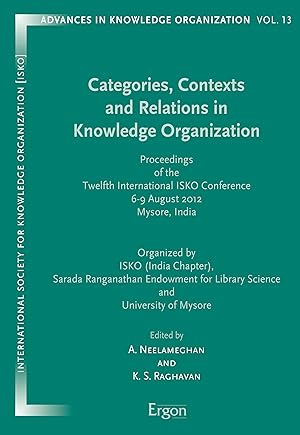 Seller image for Categories, Contexts and Relations in Knowledge Organization for sale by moluna