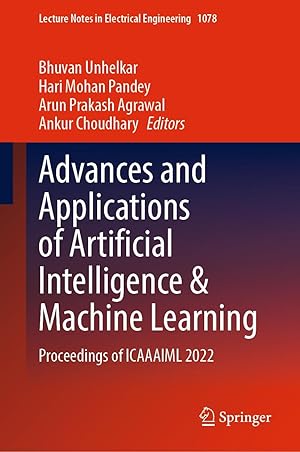 Immagine del venditore per Advances and Applications of Artificial Intelligence & Machine Learning venduto da moluna