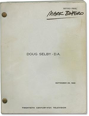 Bild des Verkufers fr They Call It Murder [Doug Selby-D.A.] (Original screenplay for the 1971 television movie) zum Verkauf von Royal Books, Inc., ABAA
