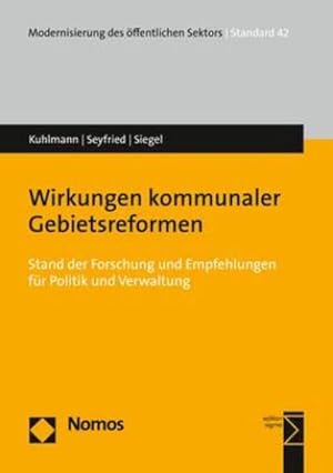 Bild des Verkufers fr Wirkungen kommunaler Gebietsreformen zum Verkauf von BuchWeltWeit Ludwig Meier e.K.