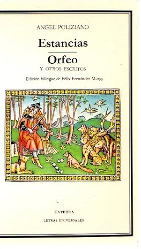 Seller image for Estancias. Orfeo y otros escritos . for sale by Librera Astarloa