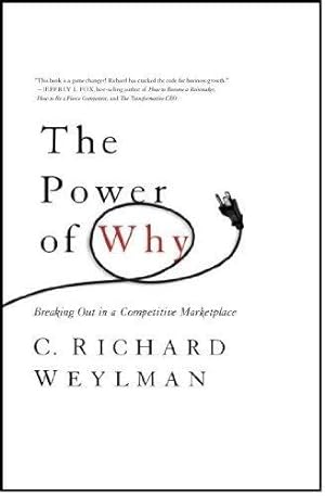 Immagine del venditore per The Power of Why: Breaking Out In a Competitive Marketplace venduto da WeBuyBooks